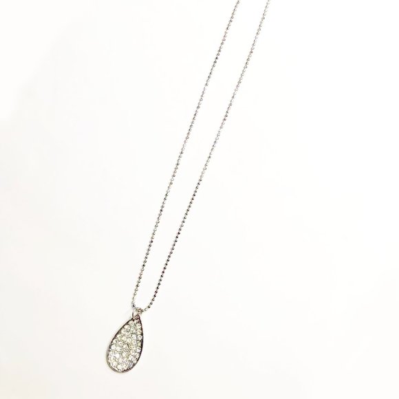 Teadrop Crystal Pendant Necklace - Picture 3 of 5